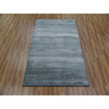 Modern and Contemporary Wool & Silk Hand Knotted Rug Grey 3.3x5.1 -O079254