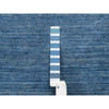 Modern and Contemporary Wool Hand Loomed Rug Blue 10.0x10.0 -O064570