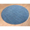 Modern and Contemporary Wool Hand Loomed Rug Blue 10.0x10.0 -O064570