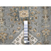 Heriz Wool Hand Knotted Rug Grey 8.10x9.0 -O084415