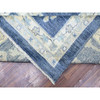 Oushak And Peshawar Wool Hand Knotted Rug Blue 12.1x15.7 -O074999