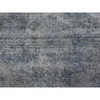 Overdyed & Vintage Wool Hand Knotted Rug Grey 9.10x13.0 -O089545