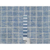 Modern and Contemporary Wool Hand Loomed Rug Blue 2.4x3.0 -O091072