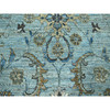 Oushak And Peshawar Wool Hand Knotted Rug Blue 9.11x10.0 -O076123