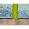Oushak And Peshawar Wool Hand Knotted Rug Blue 2.8x16.1 -O076128