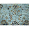 Oushak And Peshawar Wool Hand Knotted Rug Blue 8.11x9.0 -O076142