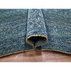 Modern and Contemporary Wool Hand Knotted Rug Blue 9.0x12.1 -O076148