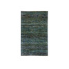 Modern and Contemporary Wool Hand Knotted Rug Blue 3.0x5.0 -O076154