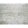 Modern and Contemporary Wool Hand Knotted Rug Ivory 9.1x12.0 -O076146