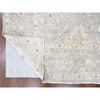 Oushak And Peshawar Wool Hand Knotted Rug Grey 8.11x11.9 -O010127