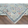 Oushak And Peshawar Wool Hand Knotted Rug Grey 8.2x11.5 -O010138
