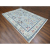 Oushak And Peshawar Wool Hand Knotted Rug Grey 8.2x11.5 -O010138