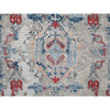 Oushak And Peshawar Wool Hand Knotted Rug Blue 8.9x11.9 -O010142