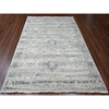 Oushak And Peshawar Wool Hand Knotted Rug Grey 9.0x11.8 -O010156