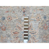 Oushak And Peshawar Wool Hand Knotted Rug Grey 9.10x13.10 -O010167