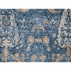 Oushak And Peshawar Wool Hand Knotted Rug Blue 8.11x12.0 -O010172