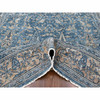 Oushak And Peshawar Wool Hand Knotted Rug Blue 8.11x12.0 -O010172