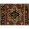 Heriz Wool Hand Knotted Rug Red 2.9x5.11 -O091262