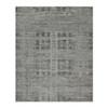Modern and Contemporary Wool Hand Knotted Rug Grey 8.1x9.11 -O091283