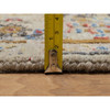 Transitional Wool & Pure Silk Hand Knotted Rug Brown 4.1x5.11 -O091288