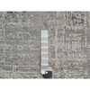 Modern and Contemporary Wool Hand Knotted Rug Grey 8.2x10.1 -O091282