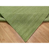 Modern and Contemporary Wool Hand Loomed Rug Green 8.0x10.0 -O091190