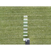 Modern and Contemporary Wool Hand Loomed Rug Green 2.0x3.0 -O091201