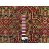 Oushak And Peshawar Wool Hand Knotted Rug Red 6.0x8.10 -O091132