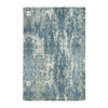 Modern and Contemporary Wool & Silk Hand Knotted Rug Blue 4.1x6.2 -O075535