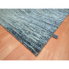 Modern and Contemporary Wool Hand Knotted Rug Blue 7.11x10.1 -O075533