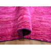 Modern and Contemporary Sari Silk Hand Knotted Rug Pink 8.11x12.3 -O076075