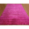 Modern and Contemporary Sari Silk Hand Knotted Rug Pink 8.11x12.3 -O076075