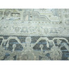 Oushak And Peshawar Wool & Silk Hand Knotted Rug Grey 8.0x9.10 -O075523