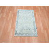 Oushak And Peshawar Wool & Silk Hand Knotted Rug Grey 2.1x3.2 -O075525