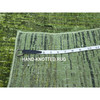 Modern and Contemporary Wool Hand Knotted Rug Green 3.0x5.3 -O075517