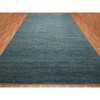 Modern and Contemporary Wool Hand Knotted Rug Blue 10.1x14.0 -O075542