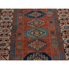 Antique Wool Hand Knotted Rug Red 3.9x8.4 -O078374