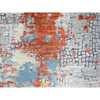 Modern and Contemporary Wool & Silk Hand Knotted Rug Orange 9.9x9.10 -O010179
