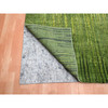Modern and Contemporary Wool Hand Knotted Rug Green 7.11x10.1 -O075550