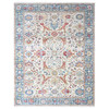 Oushak And Peshawar Wool Hand Knotted Rug Ivory 9.11x13.11 -O010221
