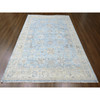 Oushak And Peshawar Wool Hand Knotted Rug Blue 9.0x11.11 -O010223