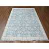 Oushak And Peshawar Wool Hand Knotted Rug Blue 8.11x11.11 -O010229