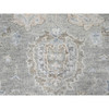 Oushak And Peshawar Wool Hand Knotted Rug Grey 8.11x11.11 -O010236