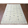 Oushak And Peshawar Wool Hand Knotted Rug Green 9.0x12.0 -O010242
