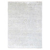 Oushak And Peshawar Wool Hand Knotted Rug Grey 7.9x9.8 -O010259