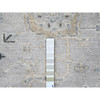 Oushak And Peshawar Wool Hand Knotted Rug Grey 8.6x11.4 -O010263
