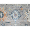 Oushak And Peshawar Wool Hand Knotted Rug Grey 11.6x14.11 -O010278