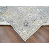Oushak And Peshawar Wool Hand Knotted Rug Grey 11.6x14.11 -O010278