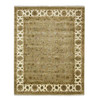 Rajasthan Wool & Silk Hand Knotted Rug Brown 7.10x9.10 -O075579
