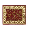 Rajasthan Wool & Silk Hand Knotted Rug Red 4.1x4.11 -O075606